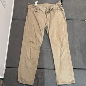 Men's Tan Casual Pants